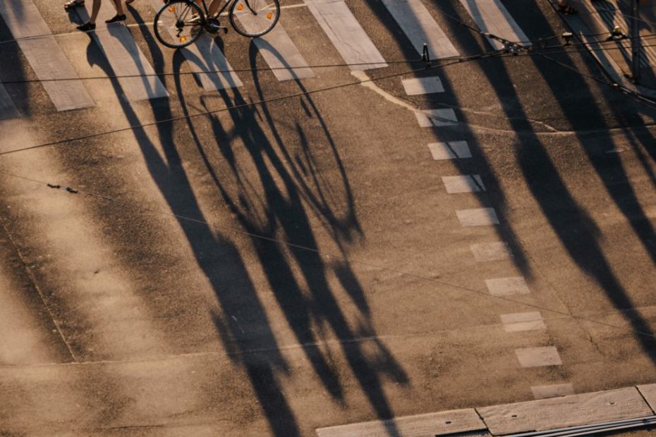 Cycle Passing Through Zebra Crossing