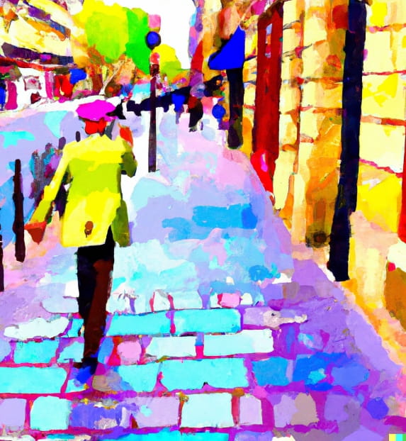 fun-and-happy-popart-water-color-painting